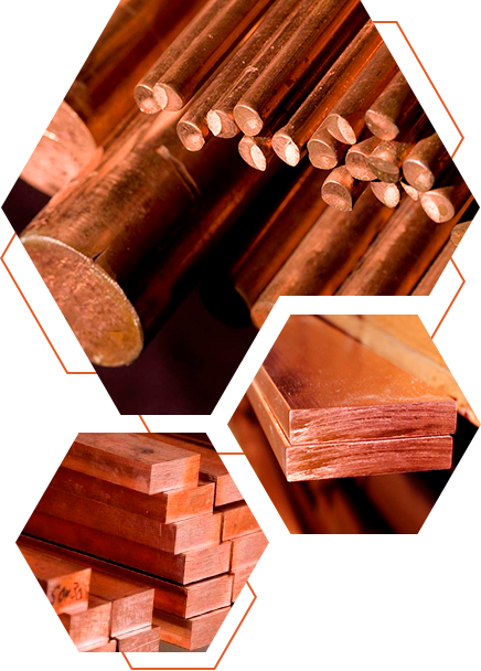 Barras de Cobre